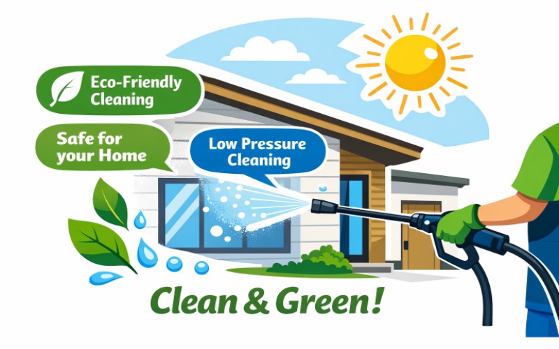 Safe and Sustainable Pressure Washing Practices for Modern Homes